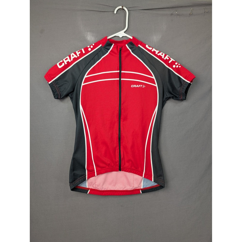 Craft L1 Ventilation Cycling Jersey Red Black White 197743 Mens Medium